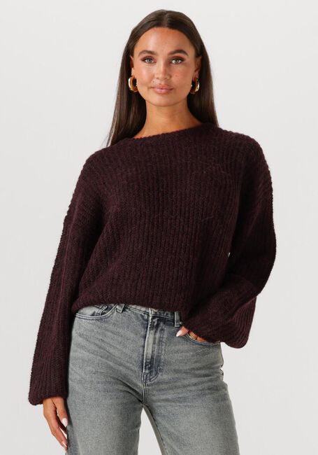 Bordeaux WITHBLACK Trui WBLOPHELIA LS PULLOVER - large