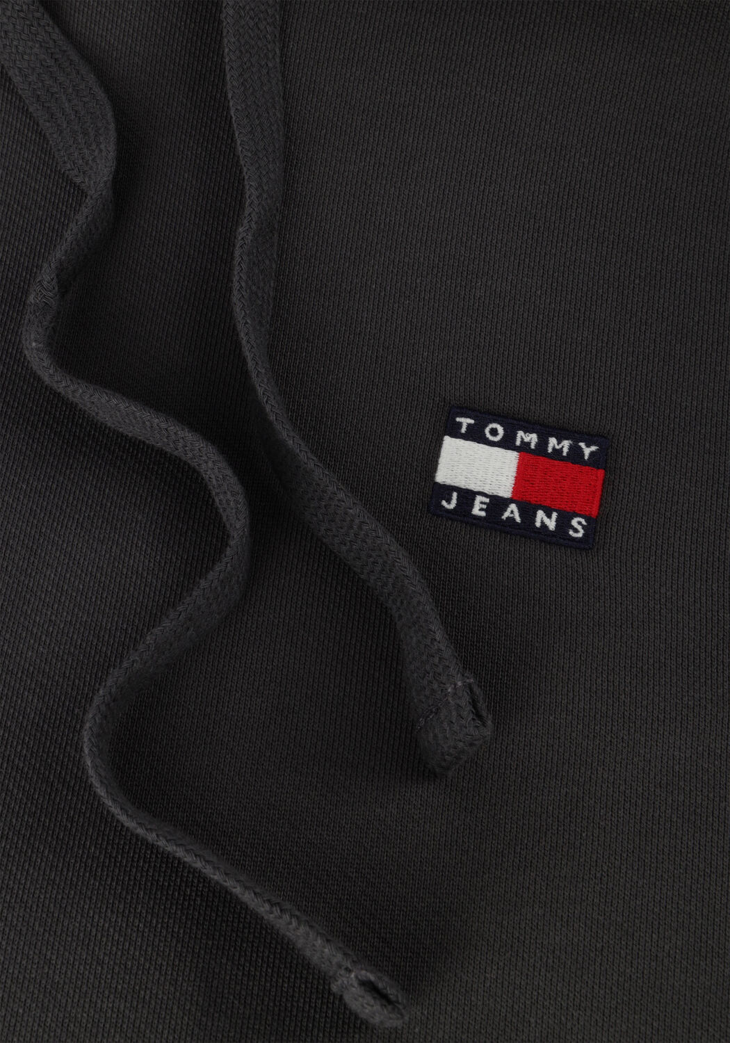 Donkergrijze TOMMY JEANS Sweater TJM REG BADGE HOODIE EXT - large