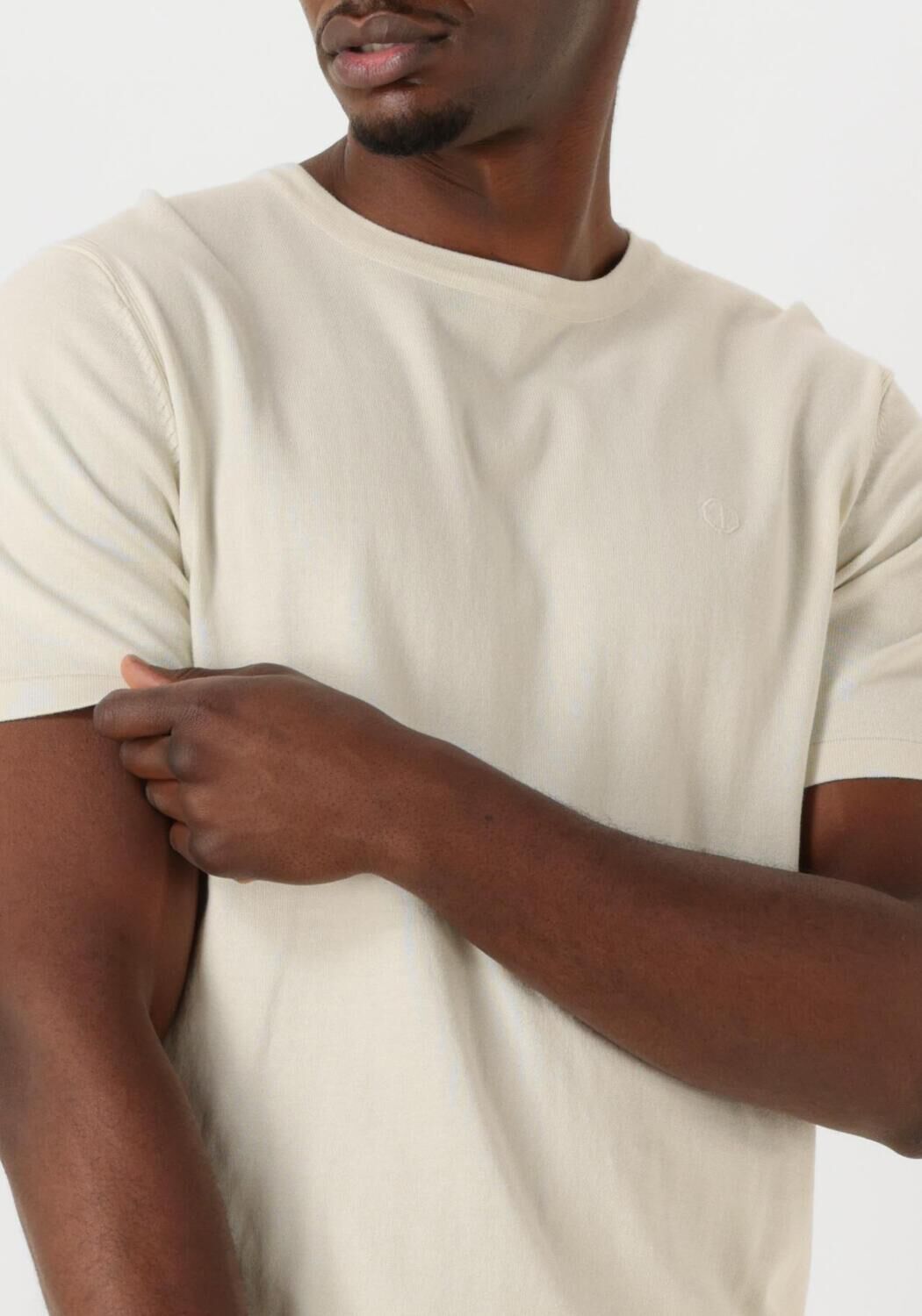 DSTREZZED Heren Polo's & T-shirts Zeke Tee Creme