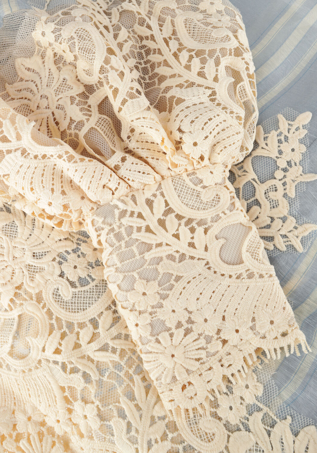 Lichtblauwe IBANA Mini jurk DIVINA - large