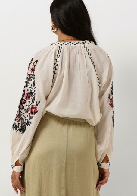 Gebroken wit SUMMUM Blouses TOP SUSHI VOILE EMBROIDERY - large