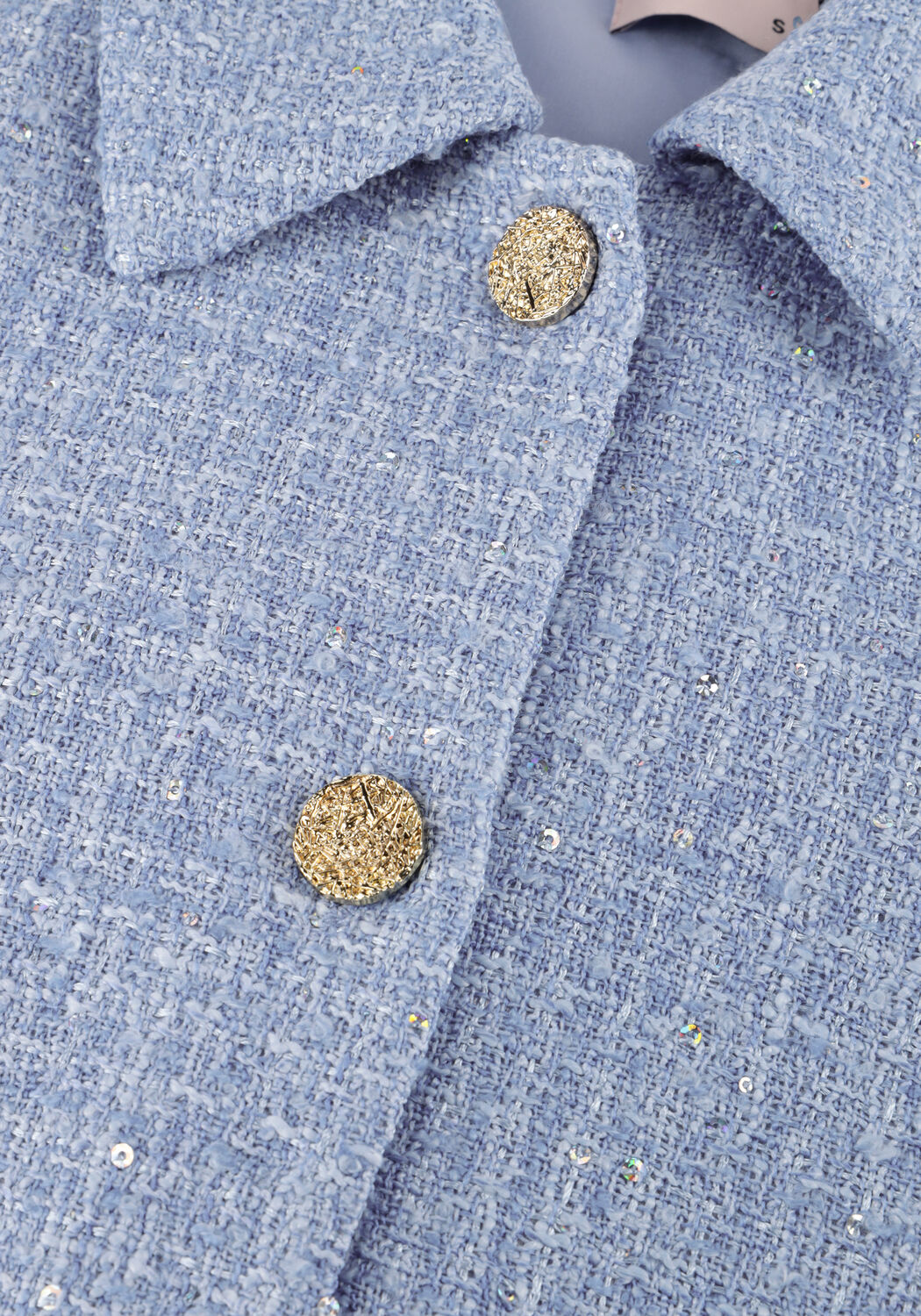 Blauwe FREEBIRD Jurken WV-BOUCLE-THIN-26-1 - large