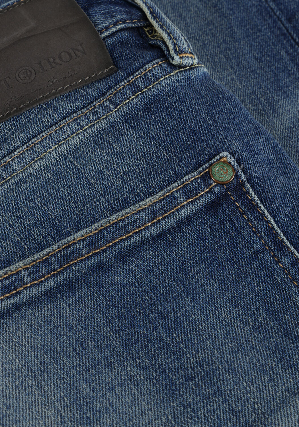 Blauwe CAST IRON Jeans VALVER REGULAR ALL BLUE AUTHENTIC - large