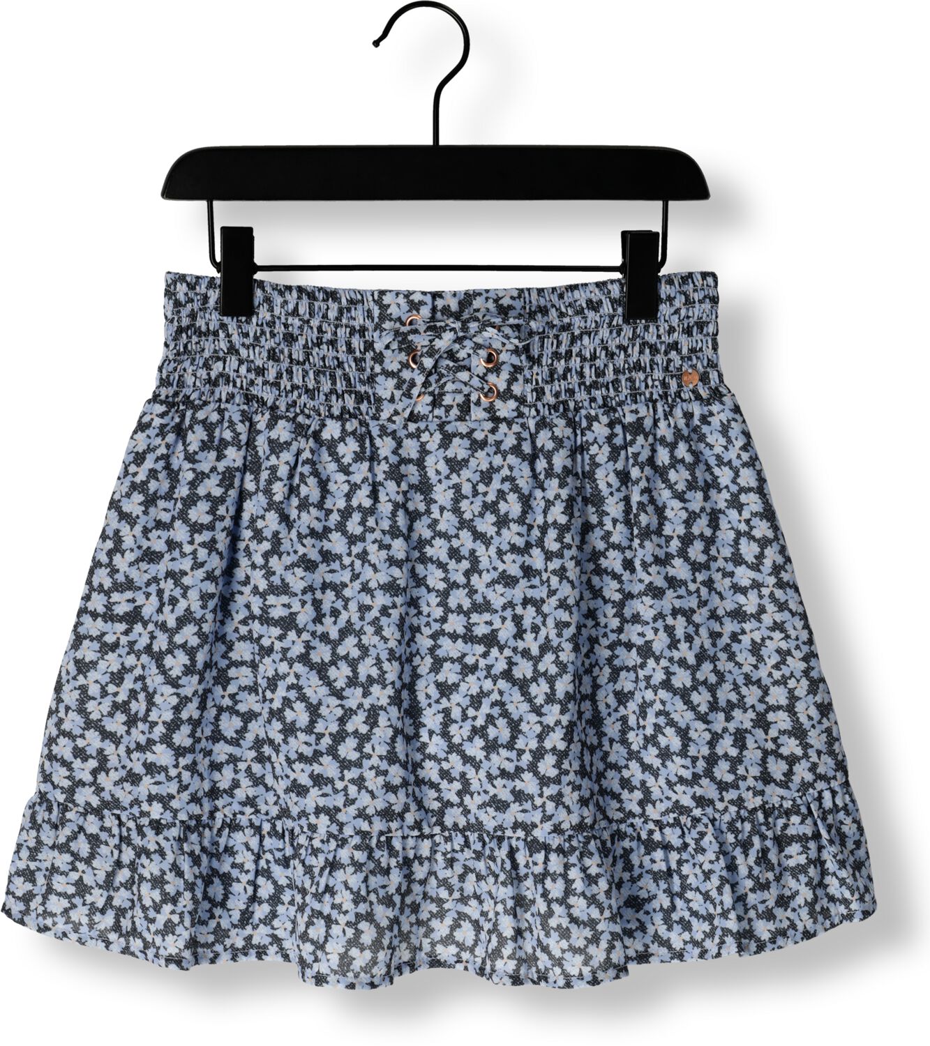 NOBELL Meisjes Rokken Ninez Denim Flower Skirt Blauw