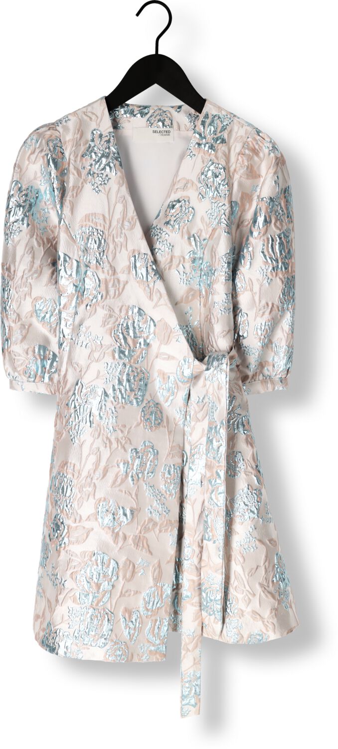 SELECTED FEMME Dames Jurken Slfdemmi-siv Ss Wrap Dress Lichtroze