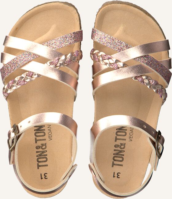 Roségouden TON & TON Platte sandalen OM10861 Roségouden TON & TON Platte sandalen OM10861 - large