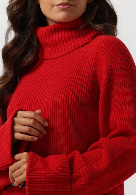 Rode VANILIA Trui OVERSIZED TURTLE SWEATER - large
