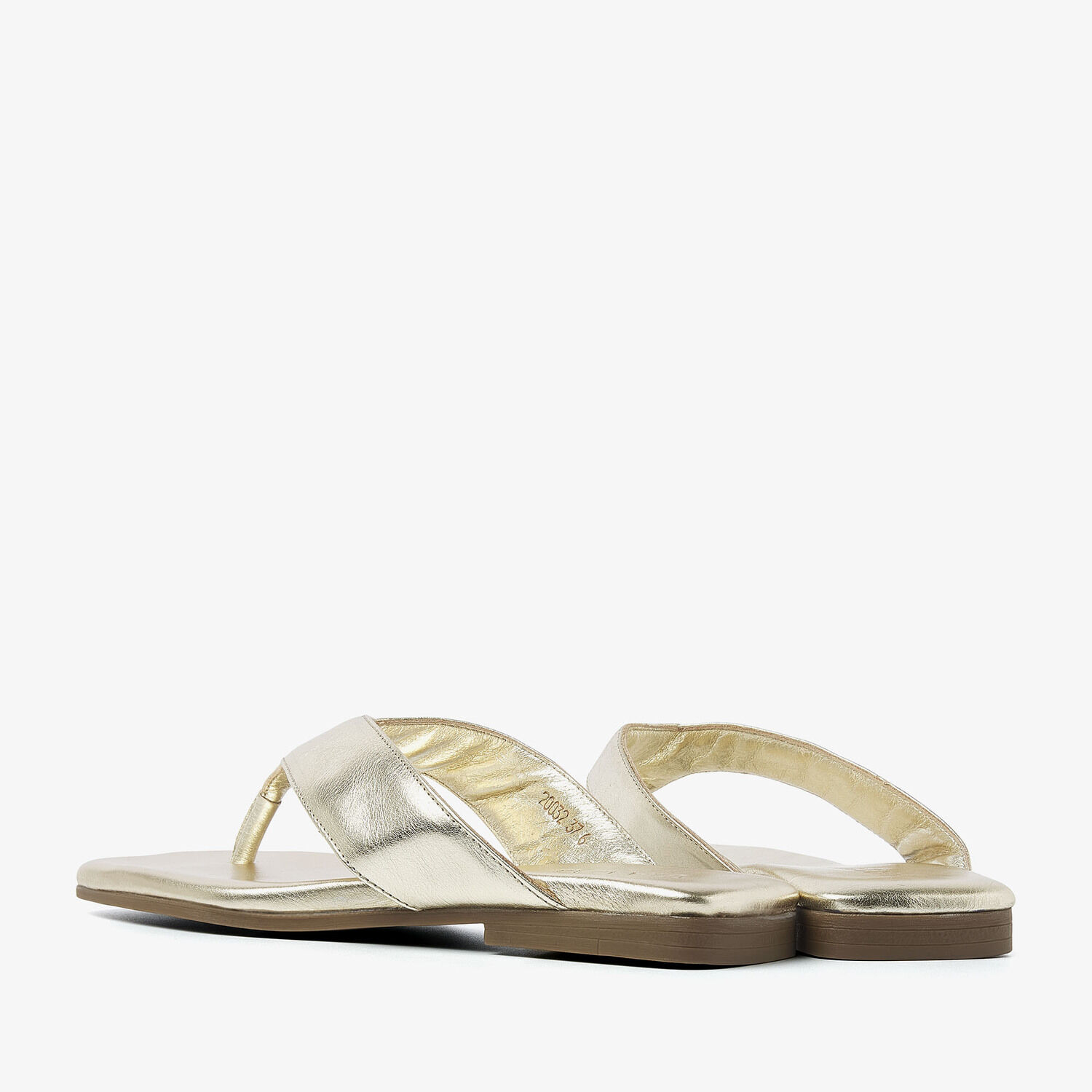 Gouden VIA VAI Teenslippers KIKI BERRY - large