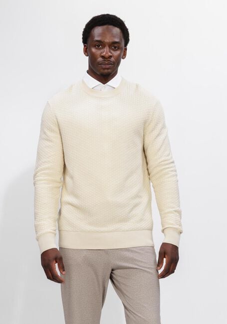 Ecru BOSS BLACK Trui H-IMBERTO - large