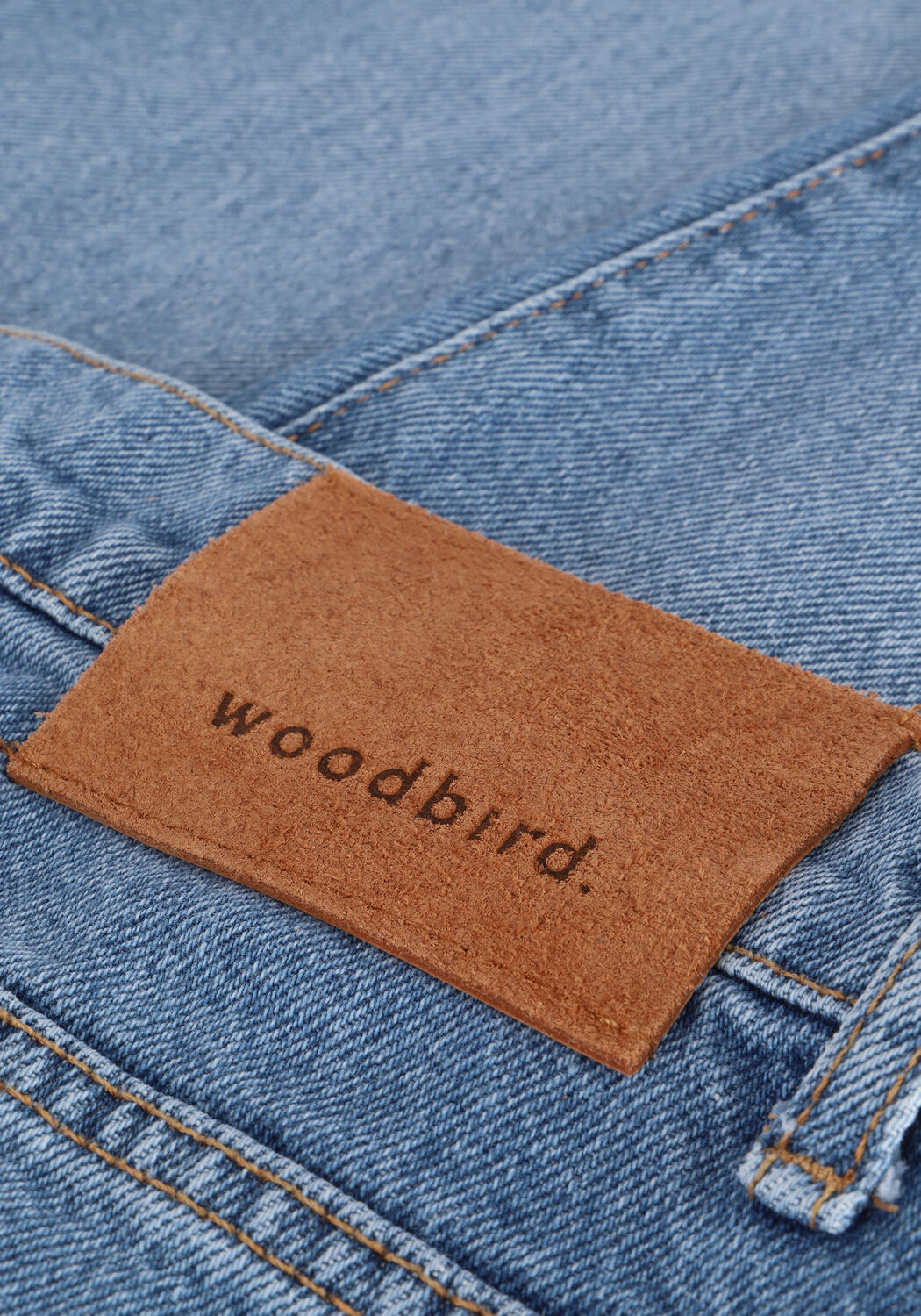 Blauwe WOODBIRD Straight leg jeans DOC DOONE JEANS - large