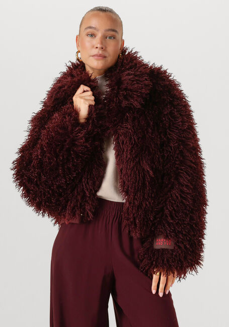 Bordeaux HARPER & YVE Faux fur jas STACY-JA - large