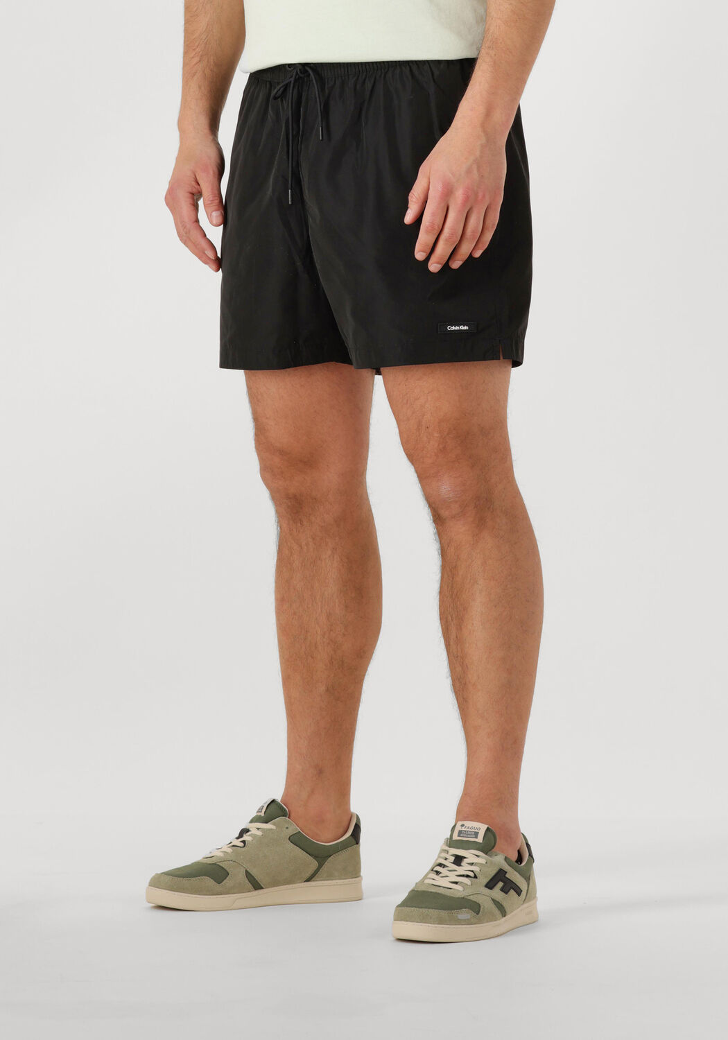 CALVIN KLEIN Heren Zwembroeken Medium Drawstring Zwart