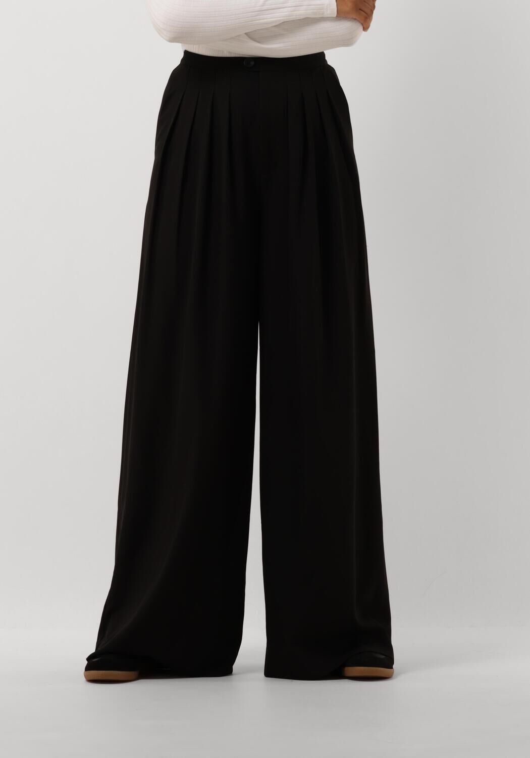 EDITED Dames Broeken Sandy Trousers Zwart