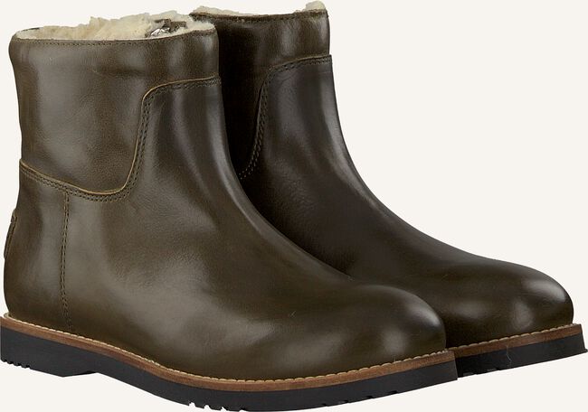 Groene SHABBIES Enkellaarsjes 182-0141SH Groene SHABBIES Enkellaarsjes 182-0141SH - large