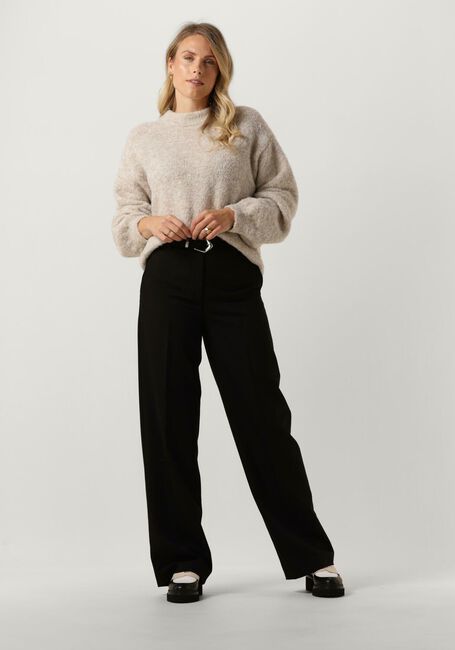 Beige NOTRE-V Trui NV-CLARICE BOUCLE KNIT BLOUSE - large