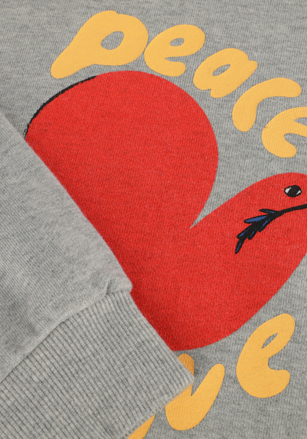 Grijze Jelly Mallow Sweater PEACE BIRD SWEATSHIRT - large