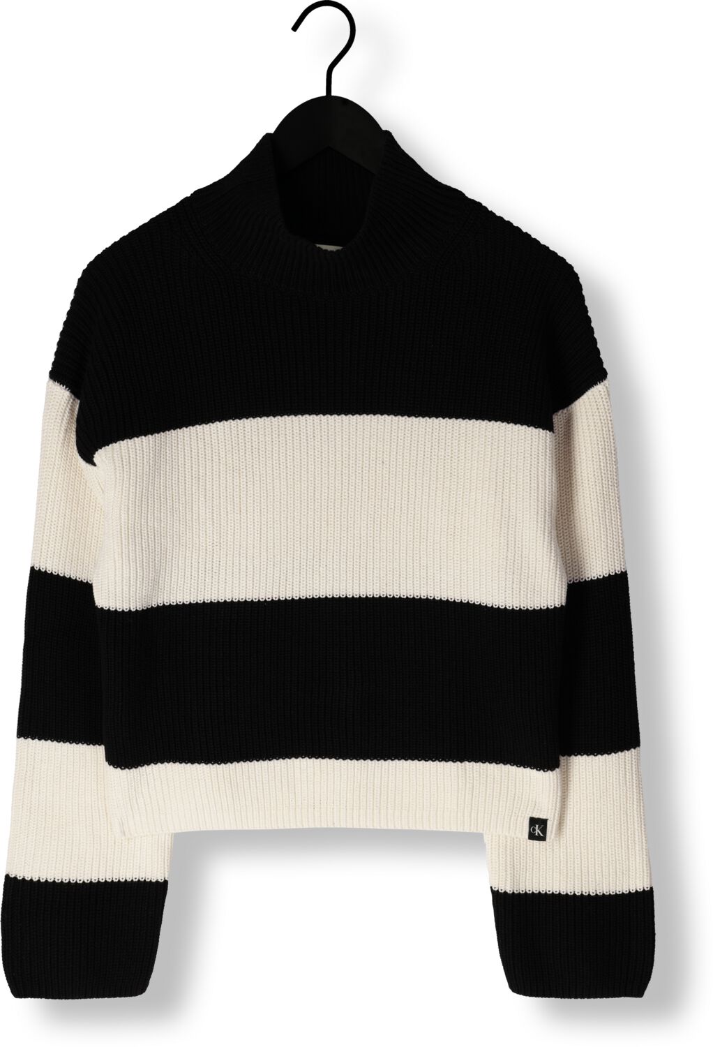 CALVIN KLEIN Dames Truien & Vesten Chunky Loose High Neck Sweater Wit