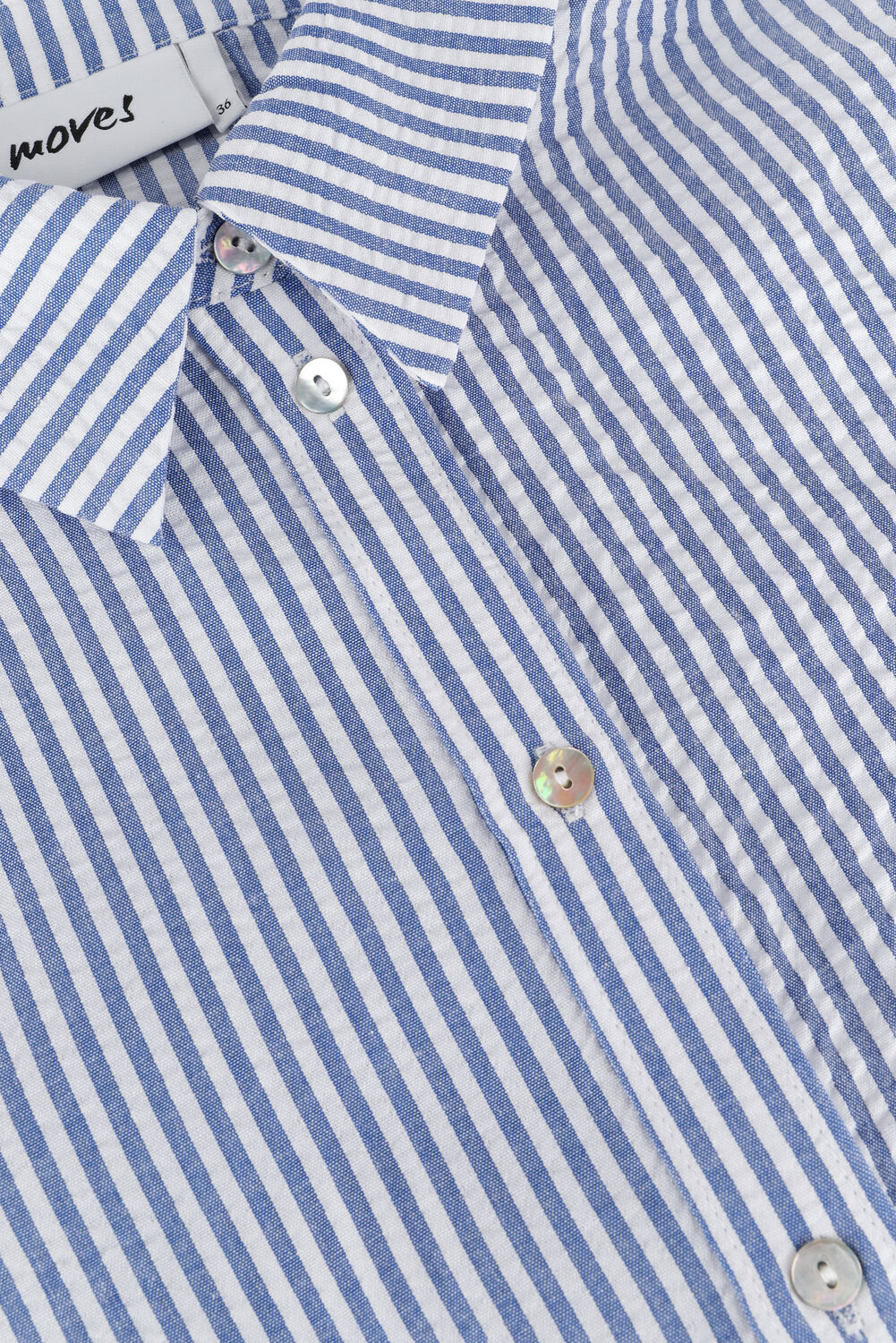 Blauwe MOVES Blouses LOLLIE 2532 - large