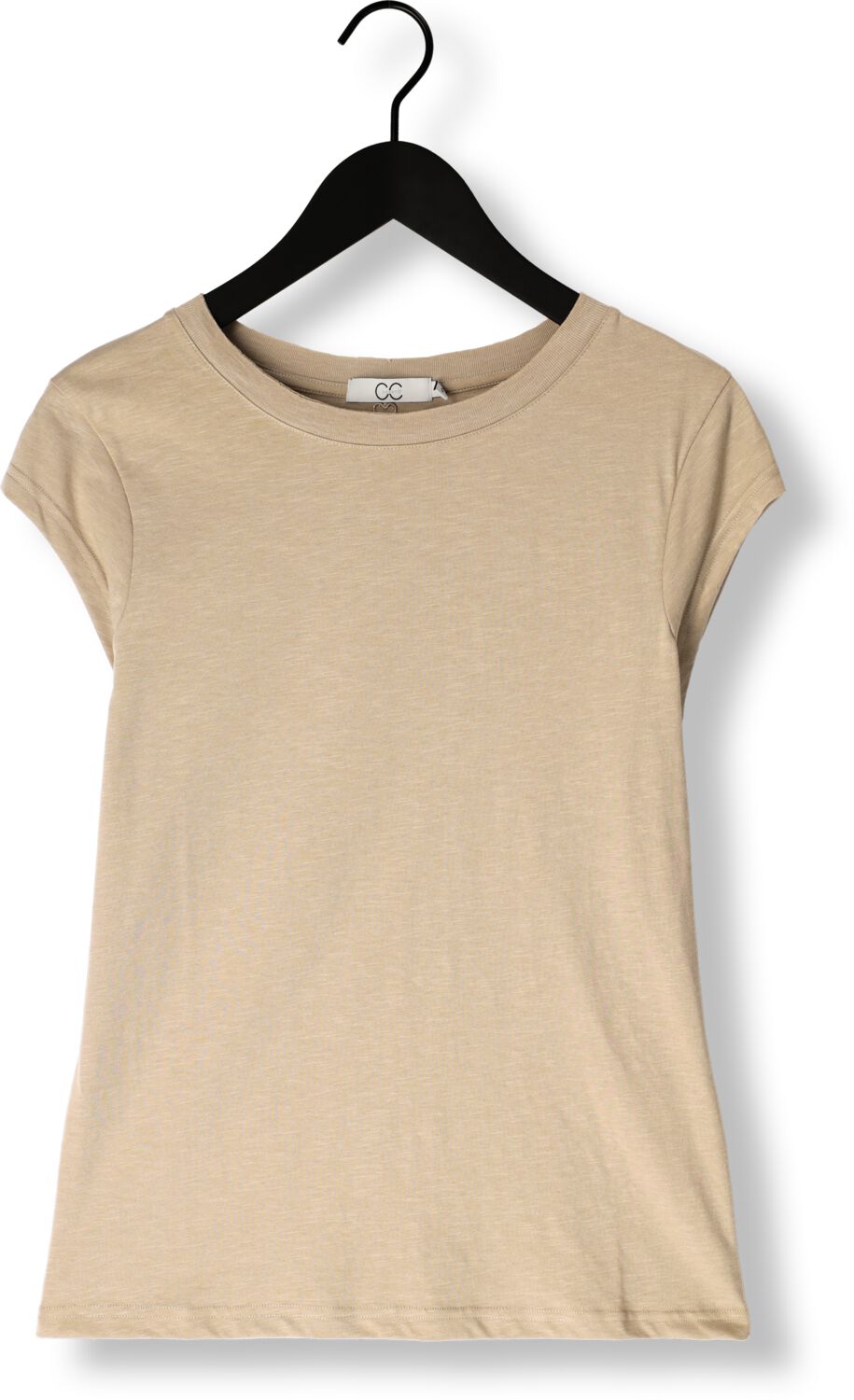 CC HEART Dames Tops & T-shirts Basic T-shirt Beige