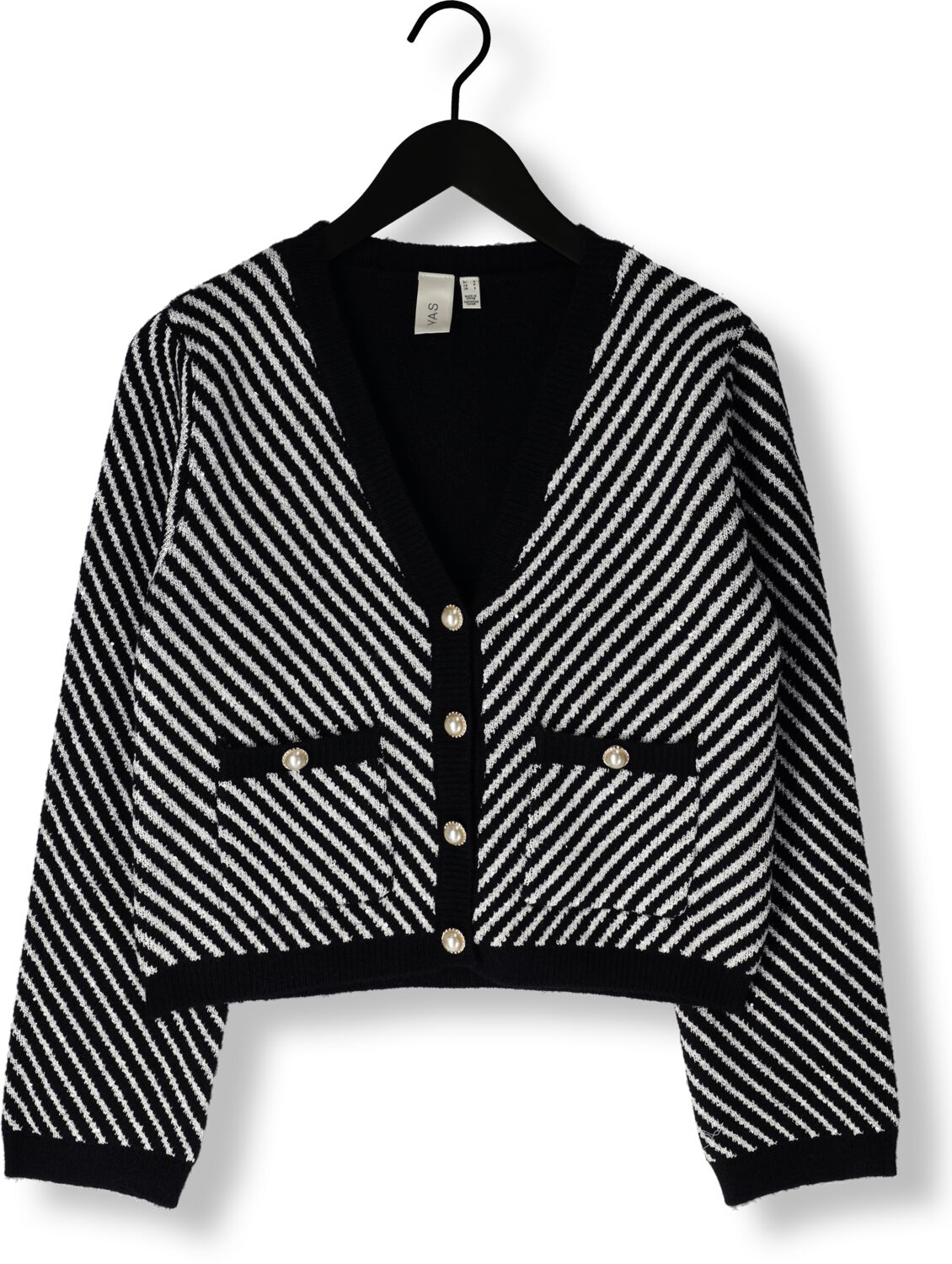 Y.A.S. Dames Truien & Vesten Yascharla Ls Sequin Knit Cardigan Zwart