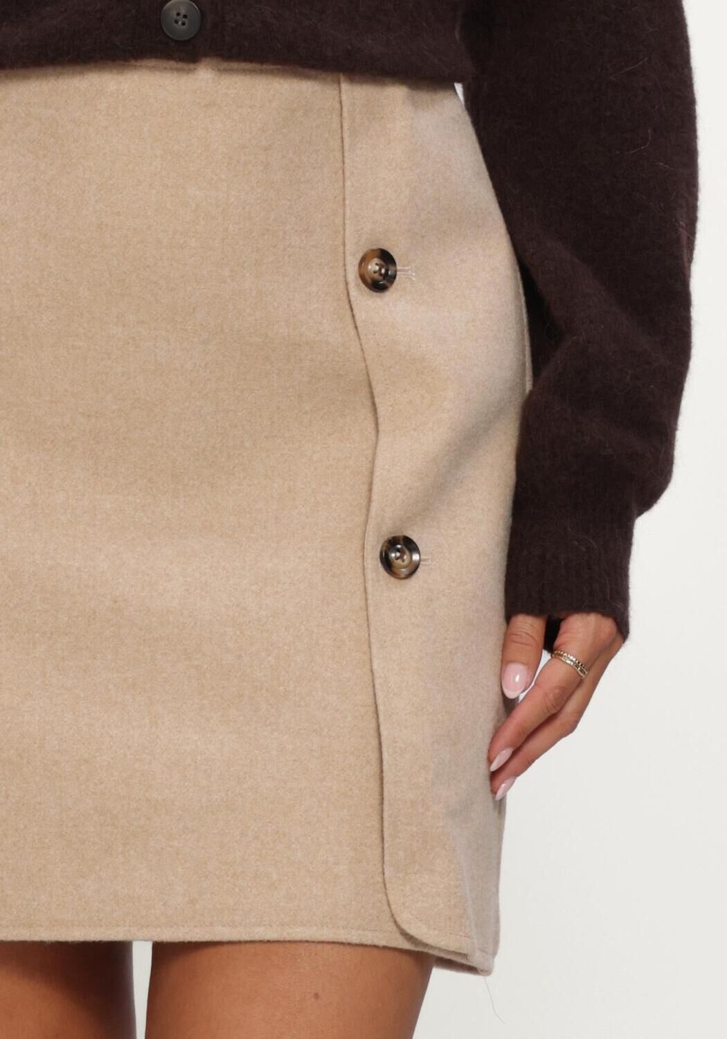 YDENCE Dames Rokken Skirt Chloe Beige