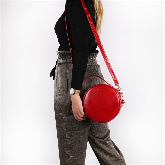 Rode FABIENNE CHAPOT Schoudertas ROUNDY BAG Rode FABIENNE CHAPOT Schoudertas ROUNDY BAG - large