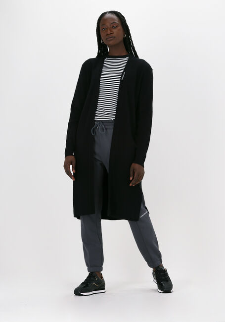 Zwarte CALVIN KLEIN Vest MICRO BRANDING LONG CARDIGAN - large