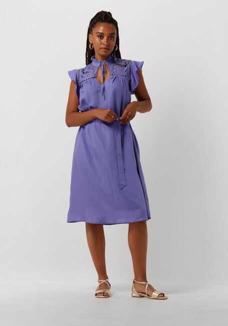 Paarse MINUS Midi jurk ALAYA KNEE LENGTH DRESS - large