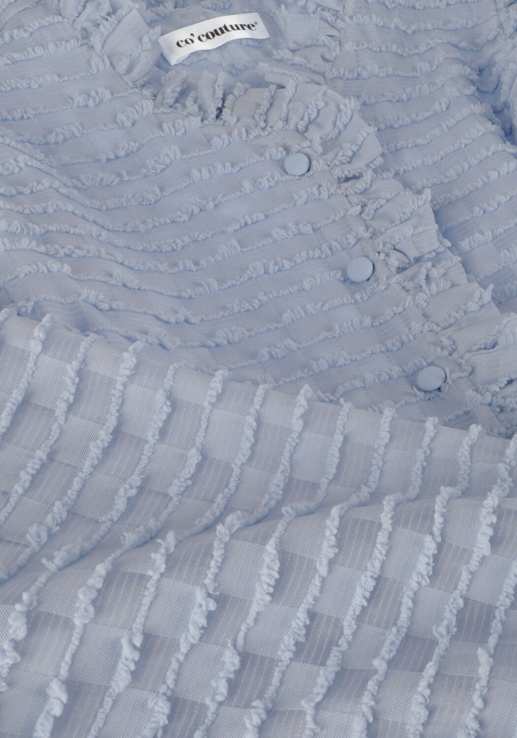 Lichtblauwe CO'COUTURE Mini jurk KARLY DRESS - large