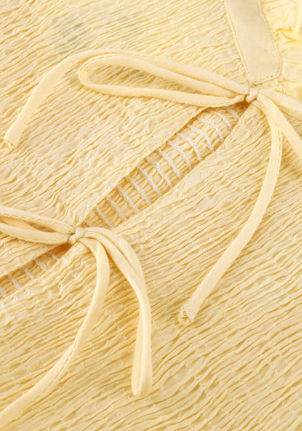 Butter yellow ANTIK BATIK Blouses ANGELA SMOCK BLOUSE - large