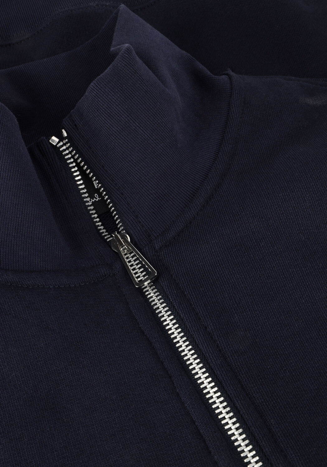 Blauwe PS PAUL SMITH Vest MENS REG FIT ZIP TOP ZEBRA - large