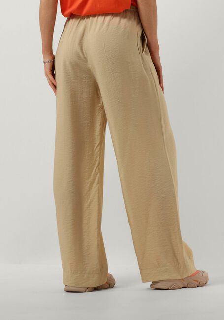 Beige MSCH COPENHAGEN Wijde broek MSCHAUDIA PANTS - large