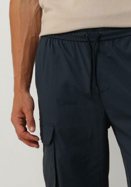 Donkerblauwe PURE PATH Cargobroeken CARGO PANTS WITH CORDS - large