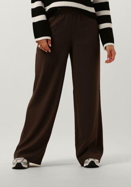 Bruine SELECTED FEMME Pantalon SLFTINNI-RELAXED MW WIDE PANT N NOOS - large