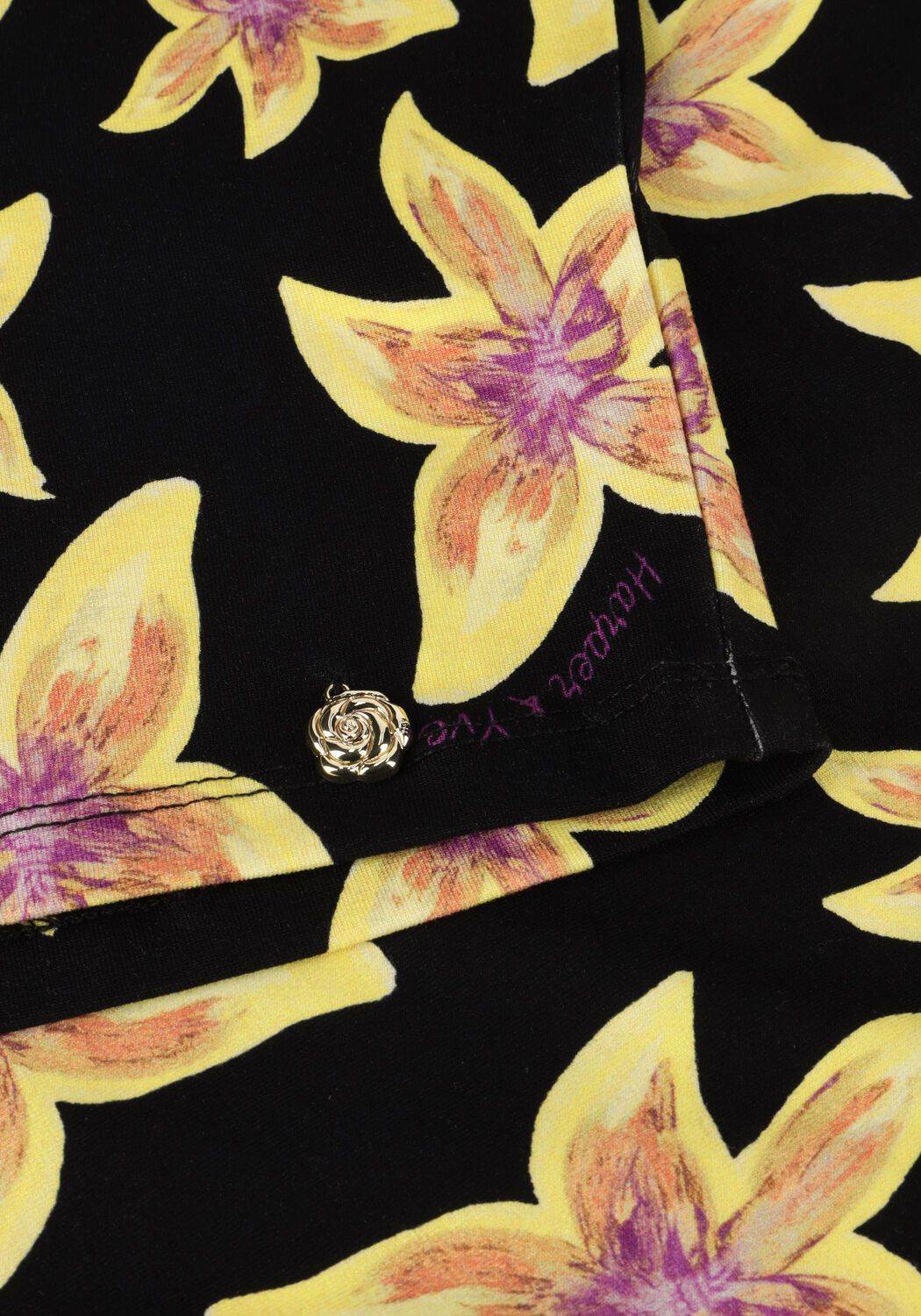 Zwarte HARPER & YVE T-shirt JEFF-LS - large