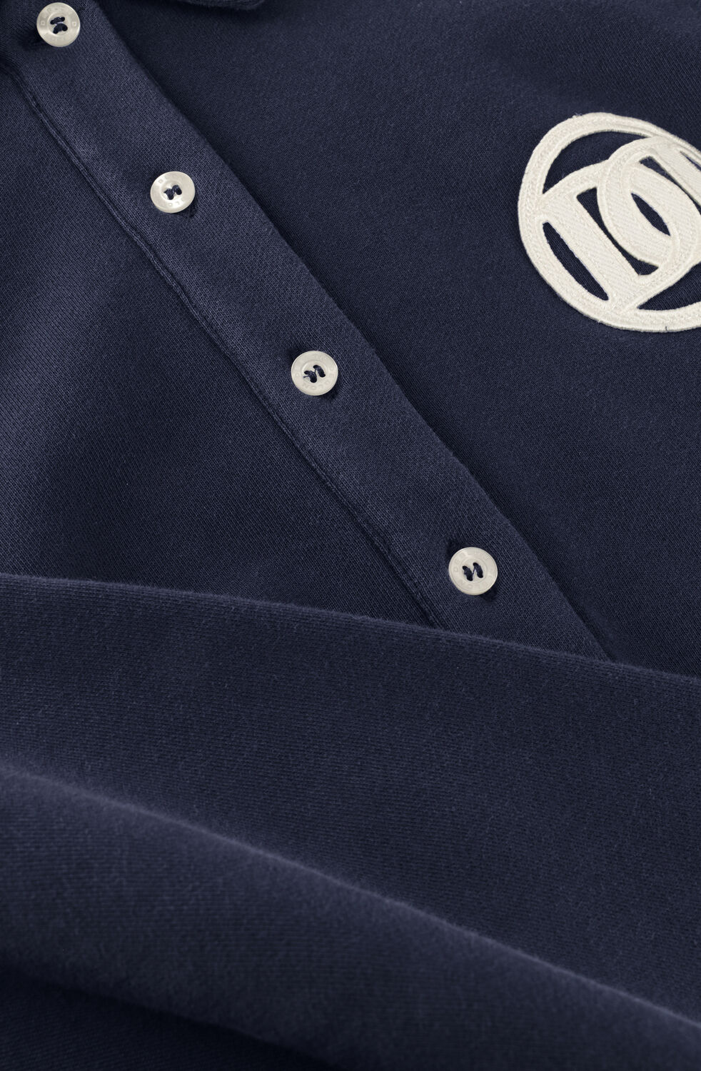 Donkerblauwe DEBLON SPORTS Sweater LOTTE SWEATER - large