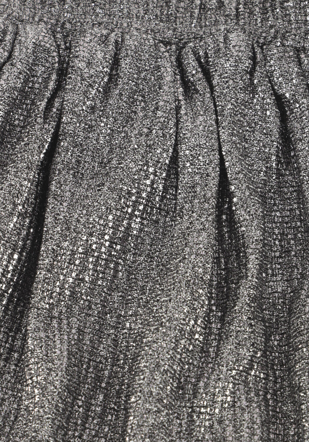 Zilveren DAILY7 Minirok SKIRT FANCY - large