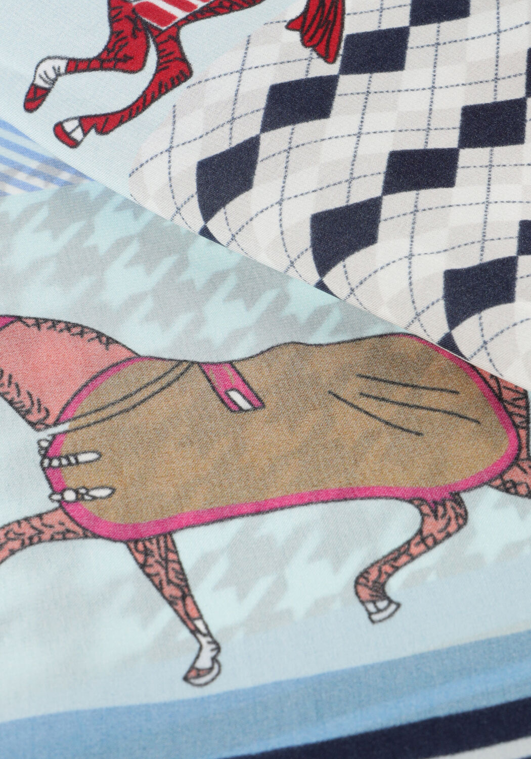 Blauwe NOTRE-V Sjaal ZAYA - large