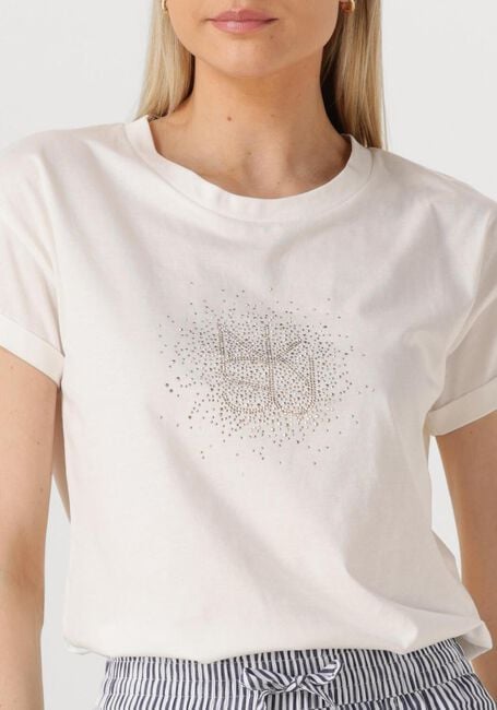 Witte NUKUS T-shirt VILAMOURA SHIRT NK STRASS - large