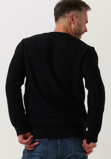 Zwarte TOMMY JEANS Trui TJM REGULAR STRUCTURED SWEATER - large