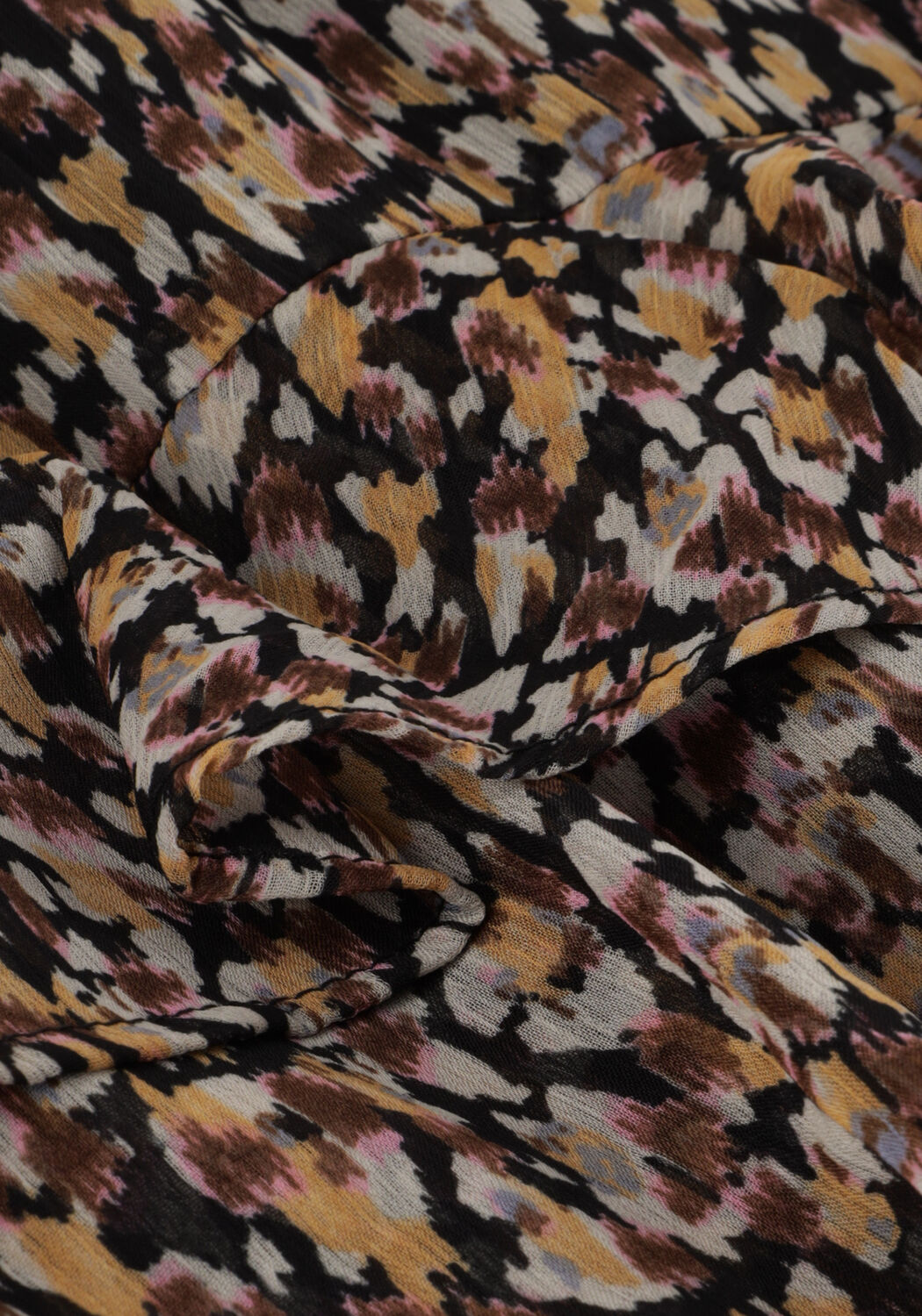 Zwarte NEO NOIR Mini jurk DENNIE DISTRESS LEO DRESS - large