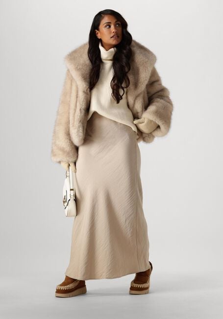 Taupe NEO NOIR Maxirok VICKY STRUCTURE SKIRT Taupe NEO NOIR Maxirok VICKY STRUCTURE SKIRT - large