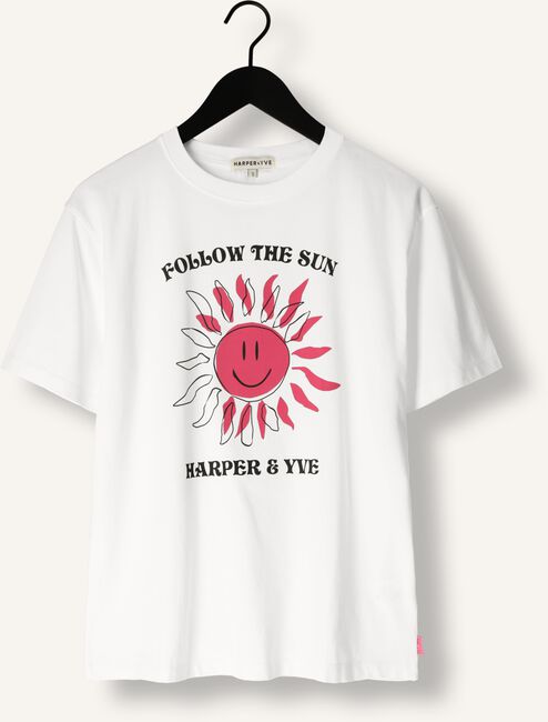 Ecru HARPER & YVE T-shirt SMILEY-SS Ecru HARPER & YVE T-shirt SMILEY-SS - large