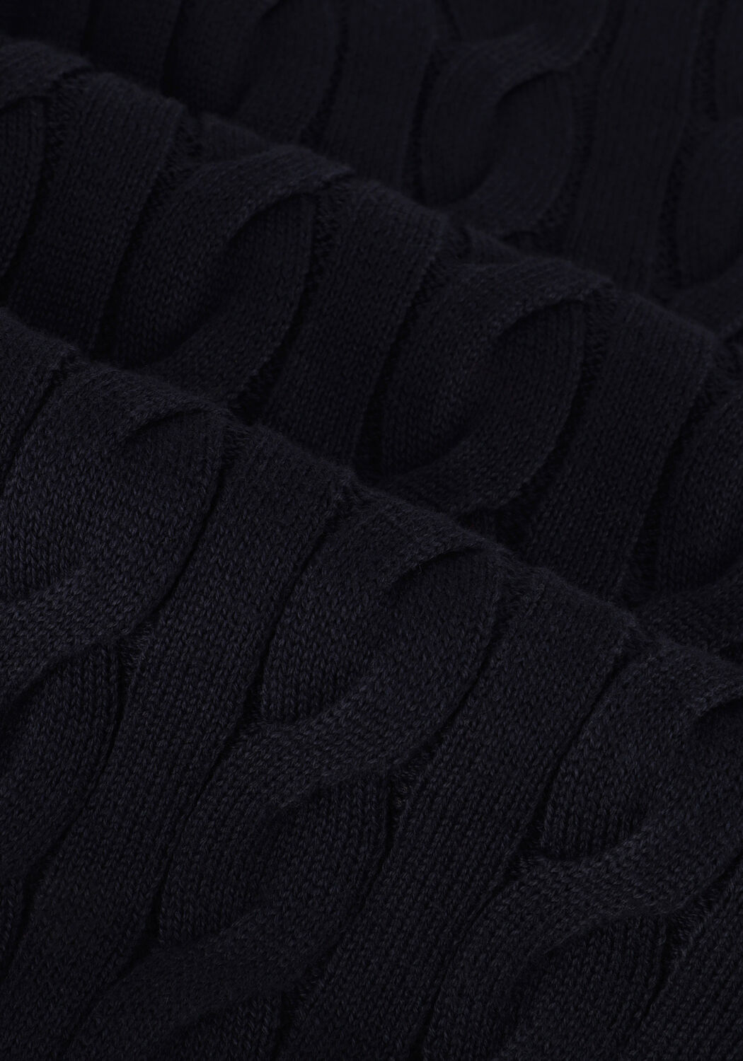 Donkerblauwe TOMMY HILFIGER Trui CLASSIC CABLE CREW NECK - large