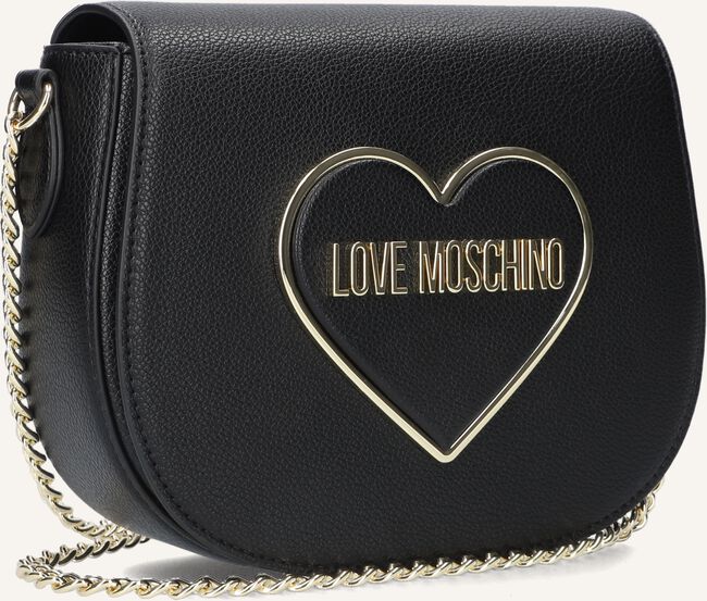 Zwarte LOVE MOSCHINO Schoudertas HEART PLAQUE 4145 Zwarte LOVE MOSCHINO Schoudertas HEART PLAQUE 4145 - large