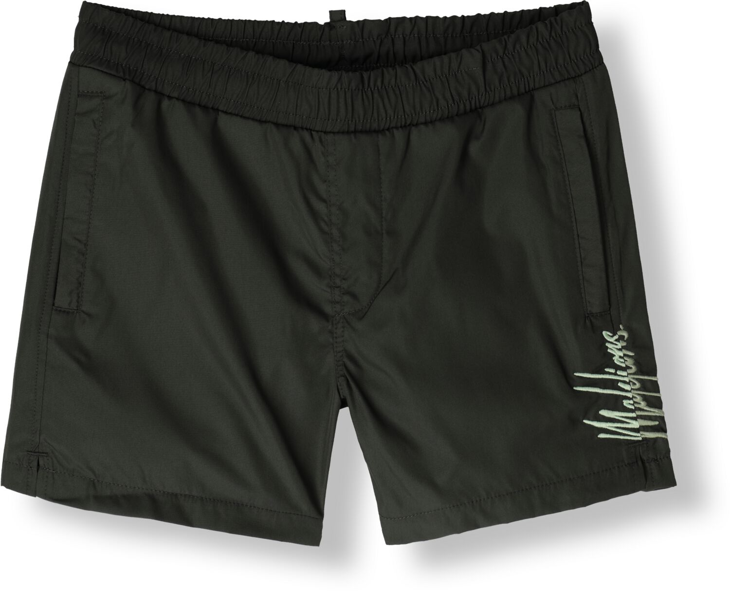 MALELIONS Jongens Zwemkleding Split Swim Shorts Donkergroen