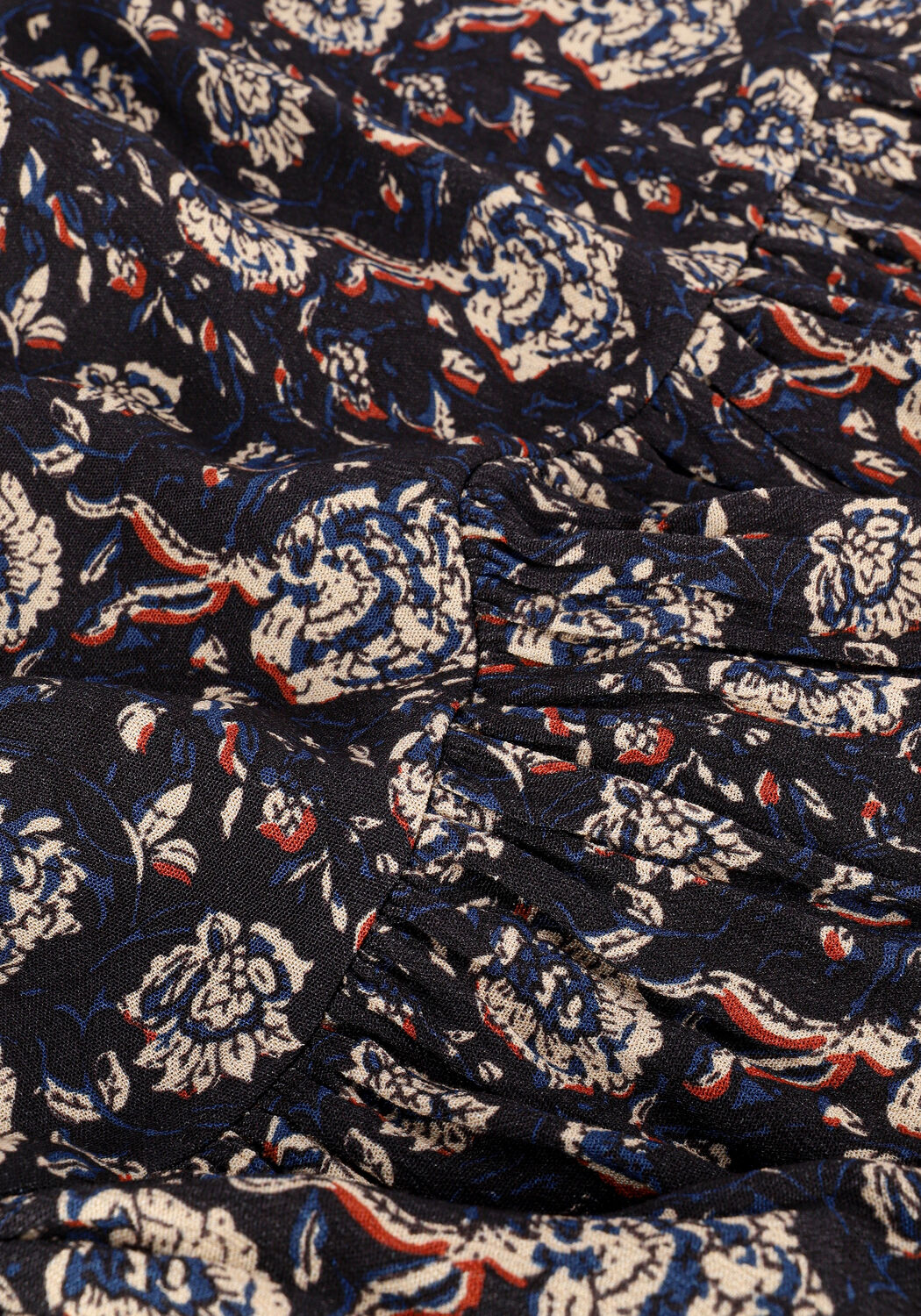 Zwarte BY-BAR Minirok ELENA NIGHT FLOWER SKIRT - large