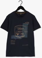 Donkerblauwe PME LEGEND T-shirt SHORT SLEEVE R-NECK SINGLE JERSEY