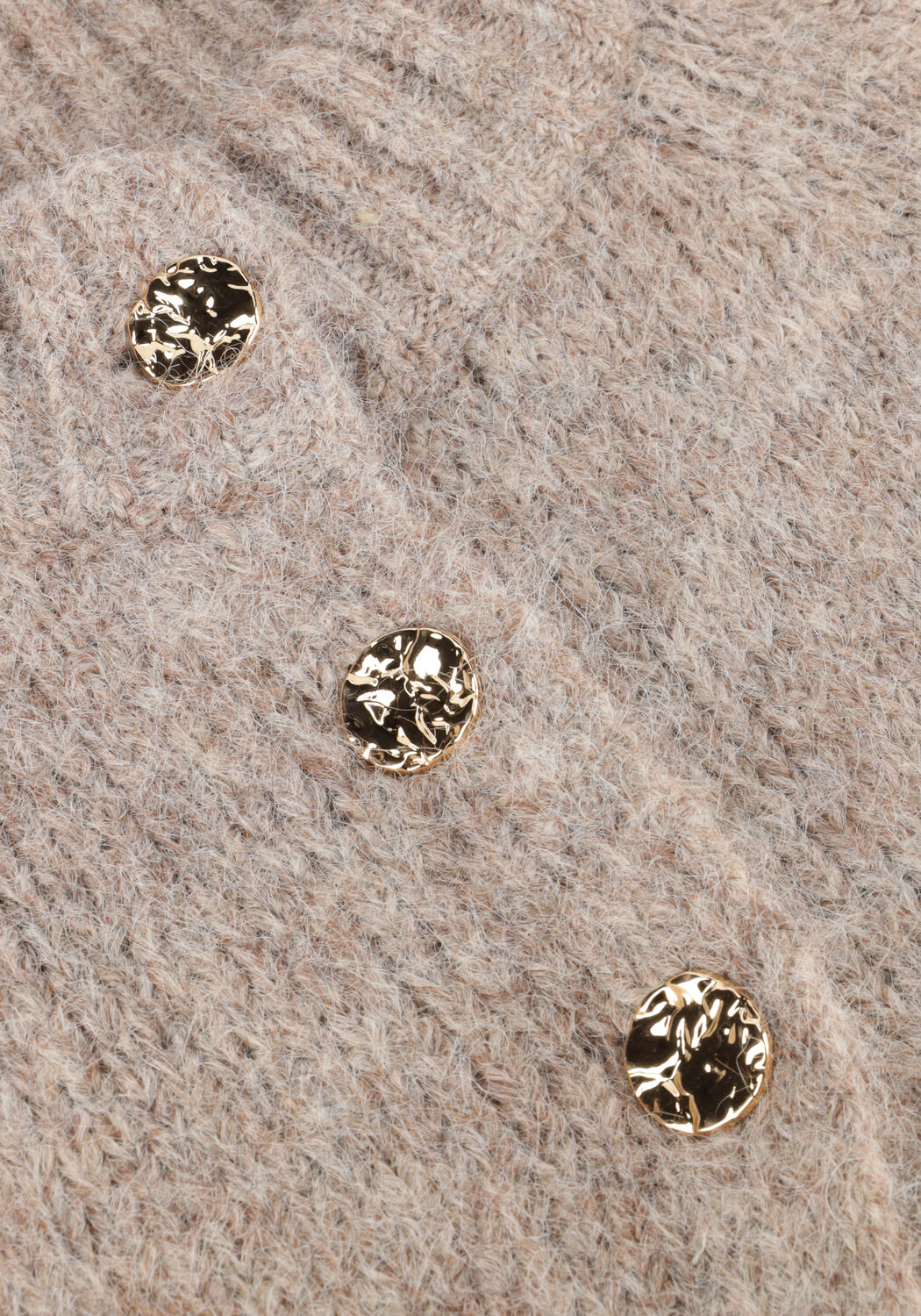 Beige NEO NOIR Trui BENUTA FLUFFY KNIT CARDIGAN - large