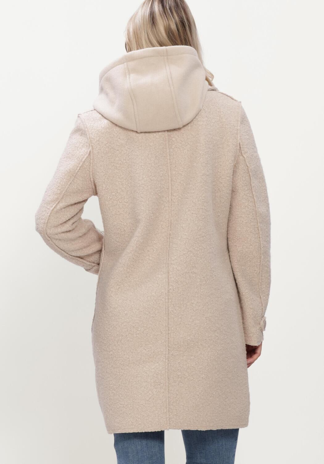 Beige NUKUS Mantel MIRTHE COAT BOUCLE - large